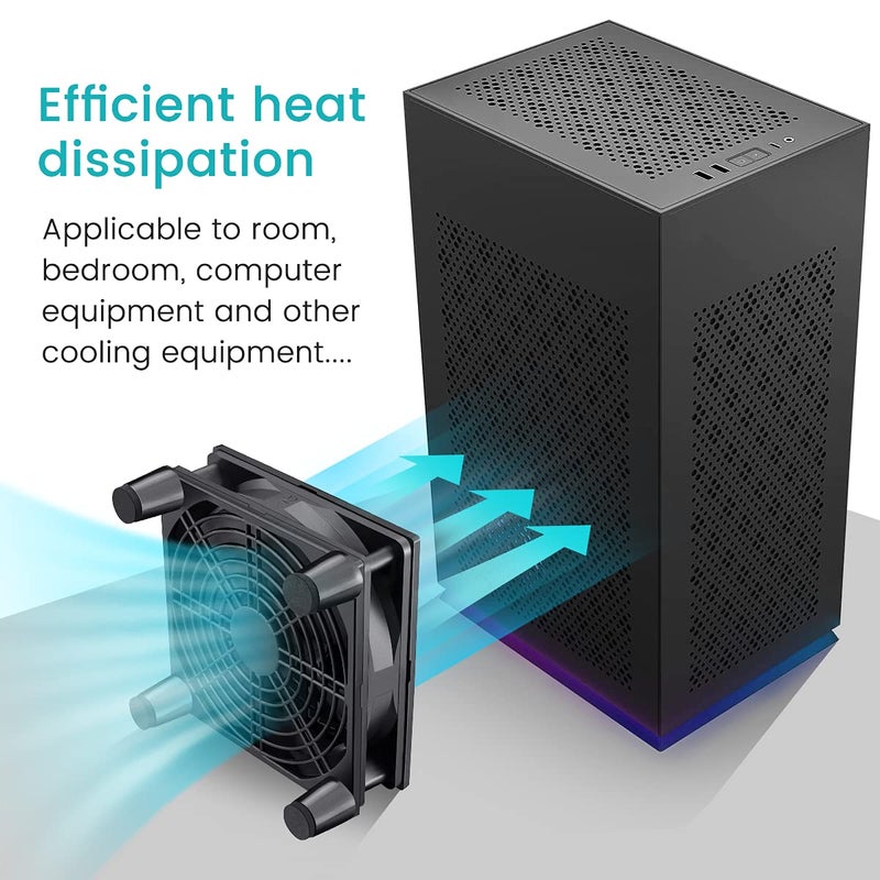 Wathai Cooling Case Fan for Receiver DVR Xbox TV Box Router 120mm x 25mm 5V USB Power - Image 3